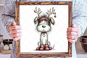 Whimsical Grumpy Christmas Animals, an Illustration by SinaCreation (Thumbnail 4 of 7)