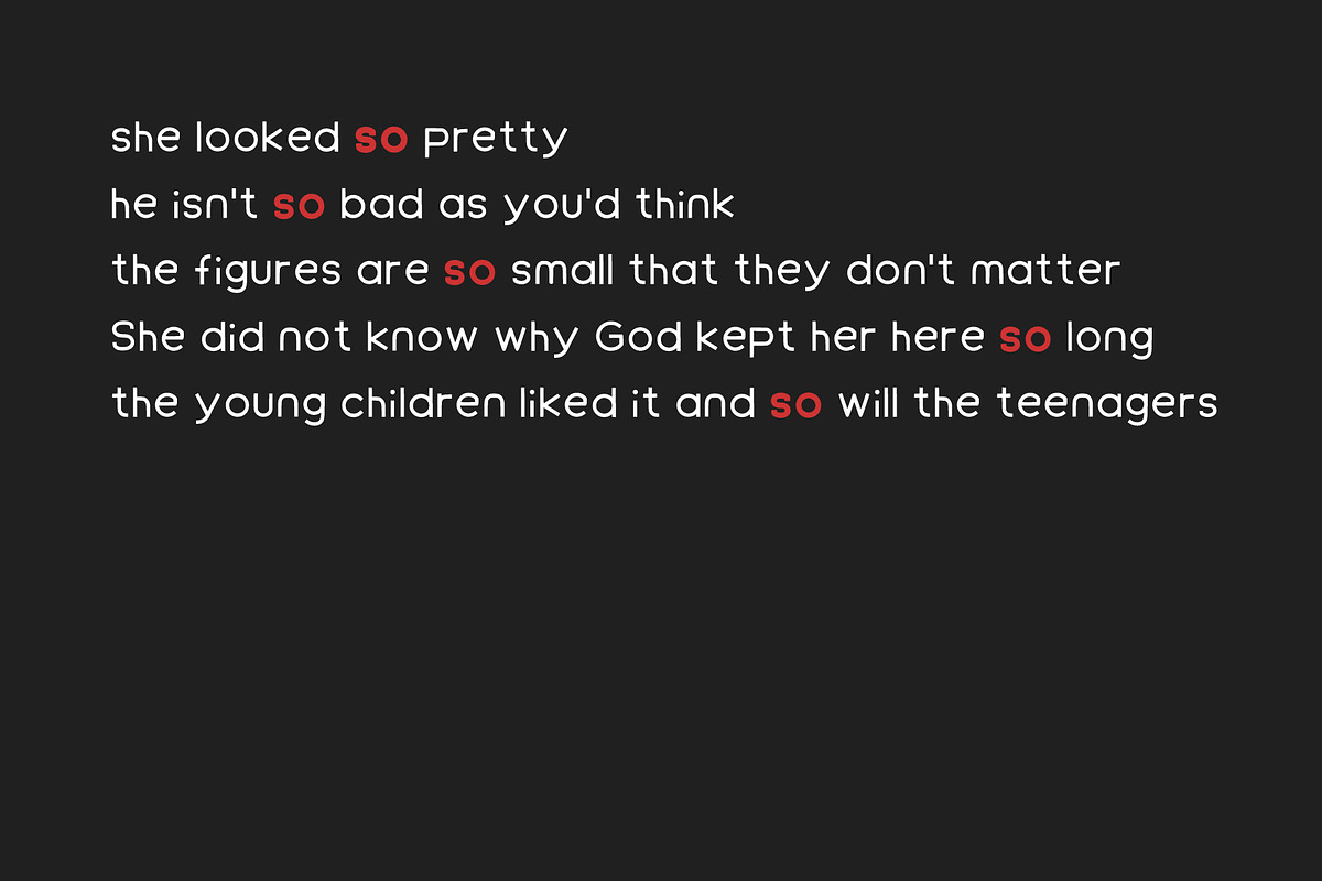 Soo Typeface preview 6