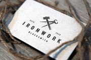 Blacksmith Tools Logo Template, a Branding & Logo Template by vectorwithin (Thumbnail 2 of 3)