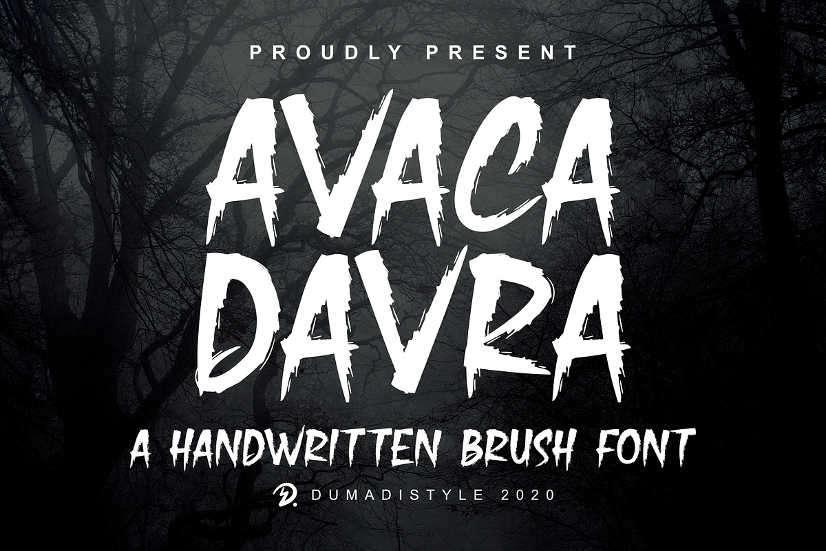 Avaka Davra, a Font by Dumadistyle (Photo 1 of 8)