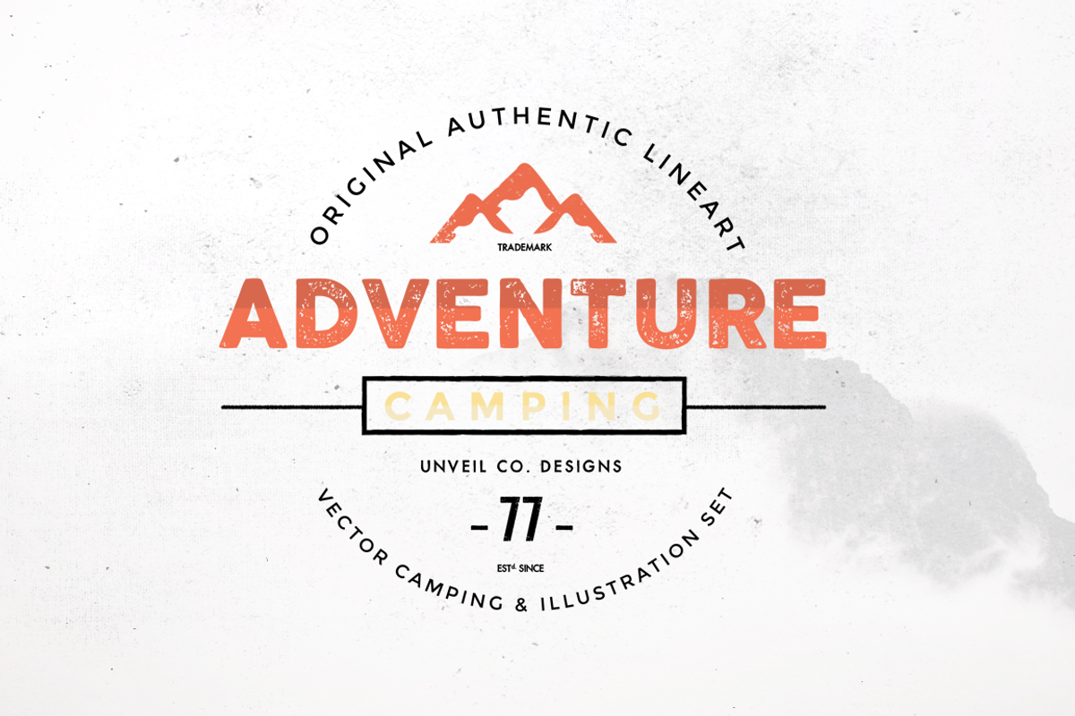 Adventure & Camping Illustration Set, an Illustration by UnVeil Co. (Photo 1 of 2)