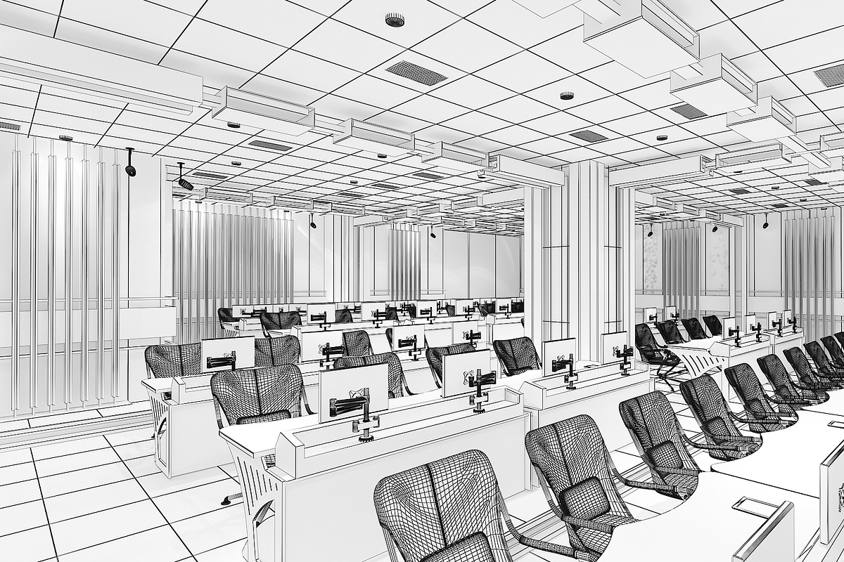 TV Studio Control Room 1, an Architecture 3D Model by akerStudio (Photo 21 of 42)