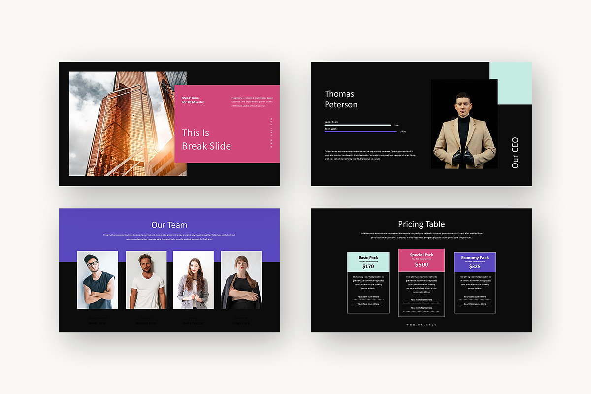 Uali : Annual Report Google Slides, a Presentation Template by Punkl Camp (Photo 13 of 16)