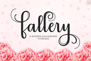 Fallery Script, a Script Font by Zane Studio (Thumbnail 1 of 8)