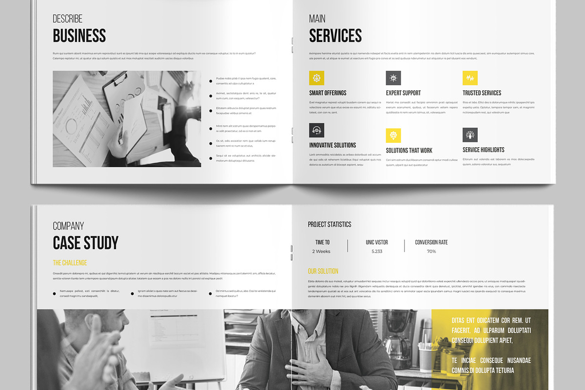 Landscape Company Brochure Template preview 5