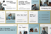 White Creative Company Google Slide, a Presentation Template by graphicook (Thumbnail 1 of 4)