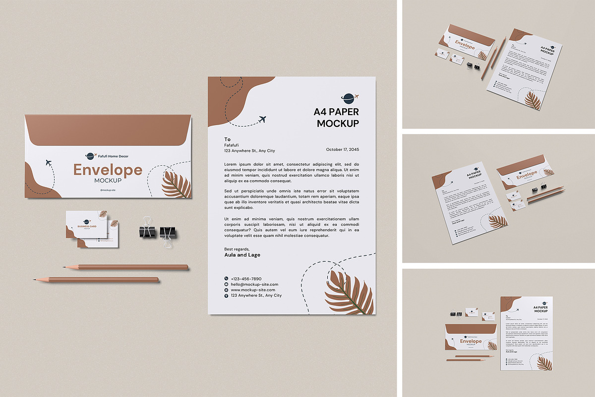 Stationery Mockup, an Advertising Mockup by Twins_studio926 (Photo 2 of 5)