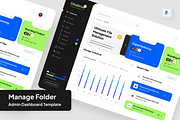 Manage Folder Admin Dashboard, an UI Kit Template by SquidPixey (Thumbnail 1 of 5)