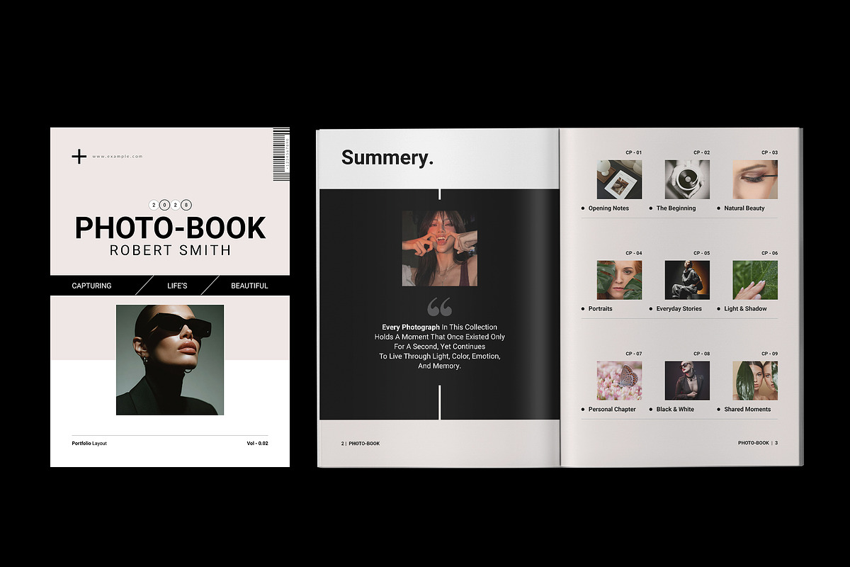 Fashion Photobook Template, a Magazine Template by Spark_Creative (Photo 4 of 11)