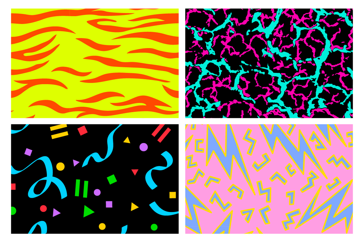 80's Fever - 24 Patterns!, a Pattern Graphic by fontalicious (Photo 5 of 9)