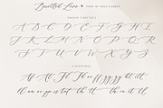 Besotted  Wedding Calligraphy Font, a Script Font by Mila Garret (Thumbnail 11 of 14)