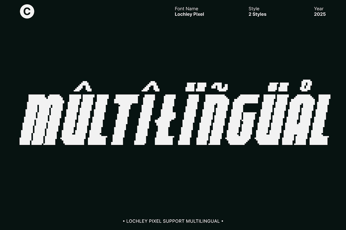 Lochley Pixel, a Sans Serif Font by Craft Supply Co. (Photo 5 of 8)