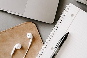 Cozy office stock photo stock photo containing modern desk and modern desktop