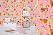 Alpacas and llamas .Seamless pattern, a Pattern Graphic by MitrushovaArt (Thumbnail 4 of 8)