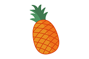 Pineapple Vector Icon, an Icon by Pexelpy (Thumbnail 2 of 2)