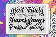 12 Beginner Lettering Brushes, a Brush Add-On by Alexis Gentry (Thumbnail 5 of 5)