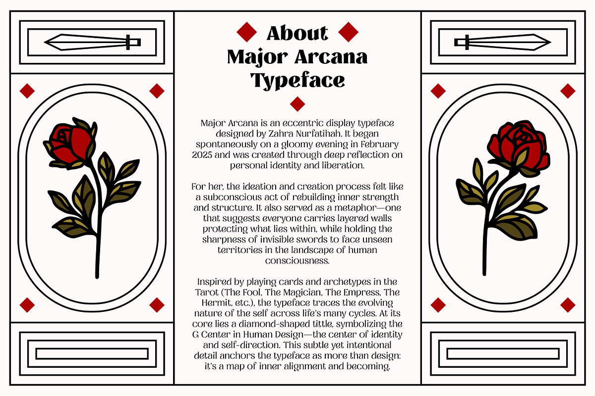 MAJOR ARCANA - Display Variable Type, a Serif Font by Artflorara (Photo 8 of 21)