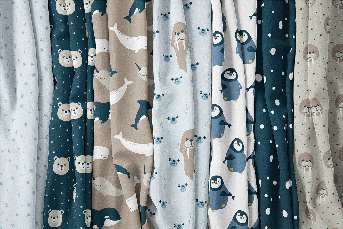 Cute Arctic Animals, a Pattern Graphic by Baranovska (Photo 4 of 10)