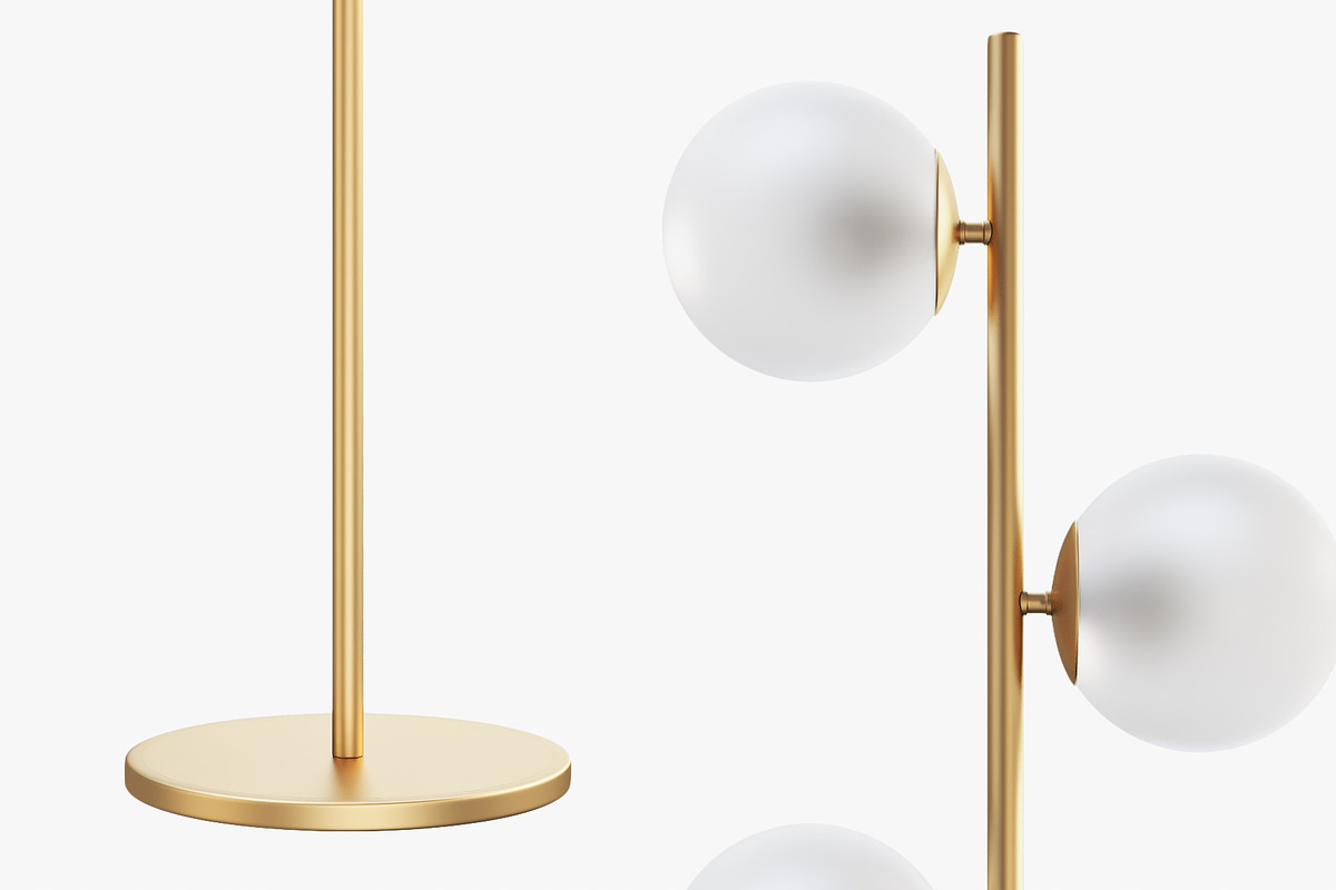 Joybird Quincy Floor Lamp, a Light 3D Model by 3dmitruk (Photo 7 of 10)