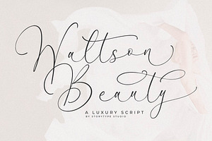 Waltson Beauty Luxury Script Font