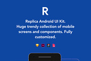 Replica Android UI Kit, an UI Kit Template by Craftwork (Thumbnail 2 of 13)