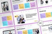 Business Strategy Pitch Deck, a Presentation Template by FIBRINOSÄ (Thumbnail 1 of 6)