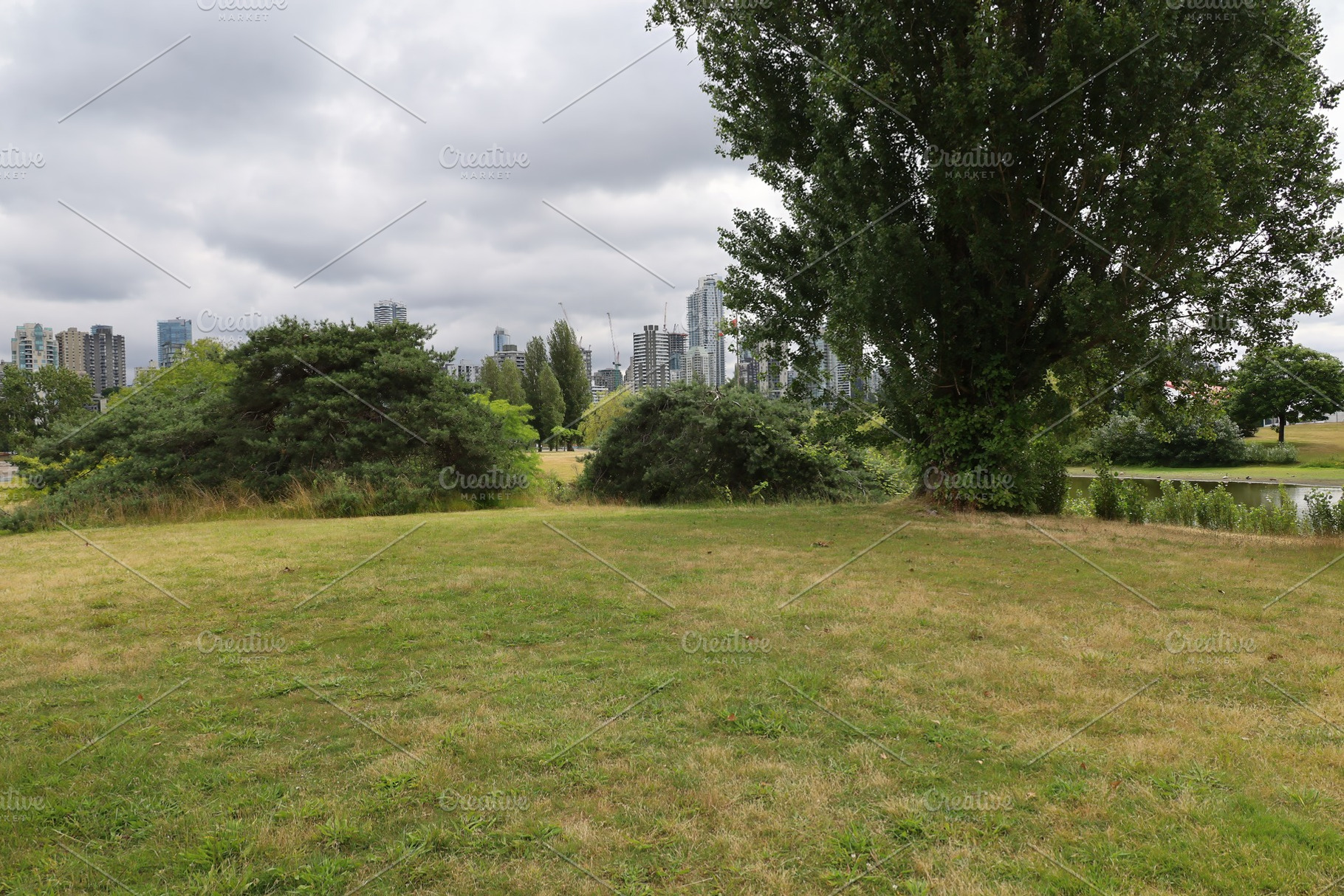 Park and beach around Museum of Vancouver, Canada, an Industrial Photo by uncreative