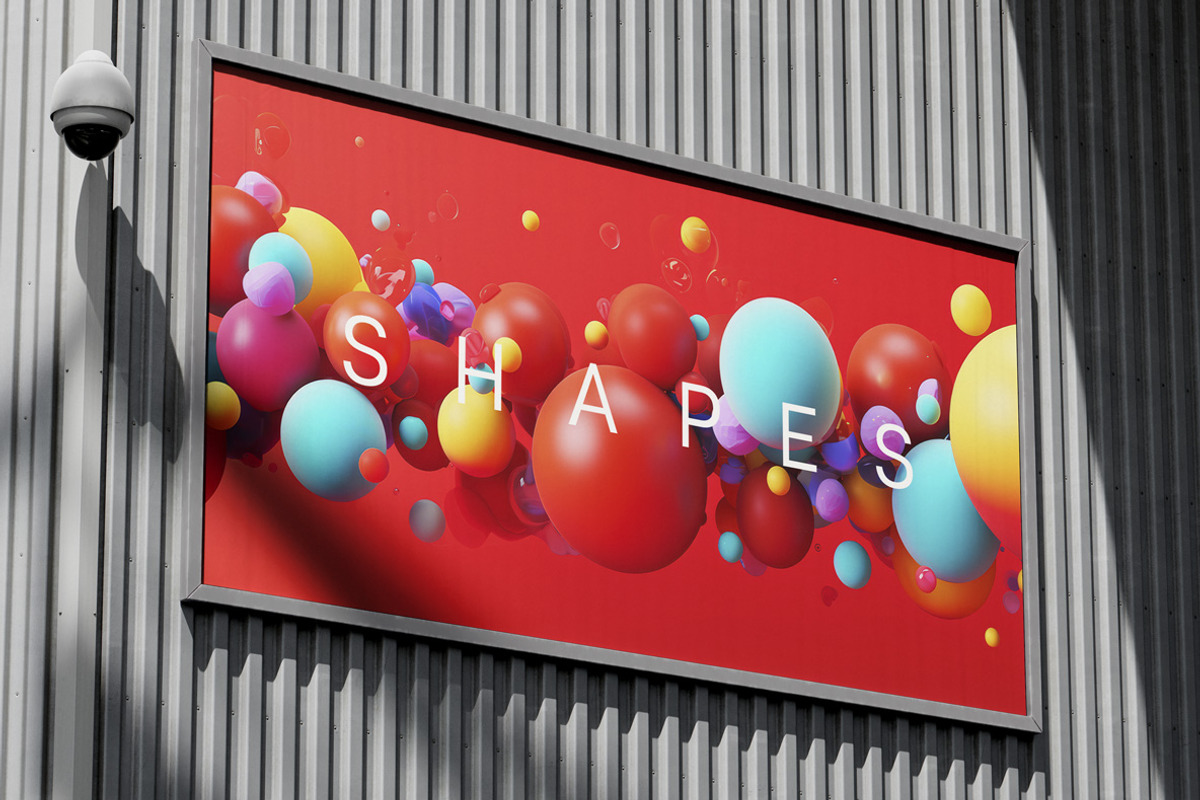 Shapes on red. 41 images, a Background Graphic by Handmadefont (Photo 11 of 11)
