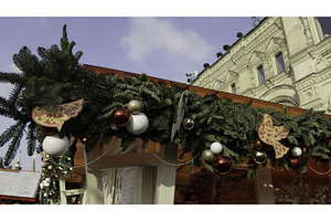 Christmas decorations adorning a, a Holiday Photo by Media Whale Stock