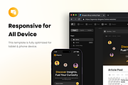 Blogane - Framer Template for Blog, a Landing Page Template by Agensip Design Agency (Thumbnail 5 of 10)