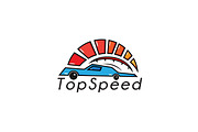 Top Speed Logo, a Branding & Logo Template by Sahade Studio (Thumbnail 1 of 4)