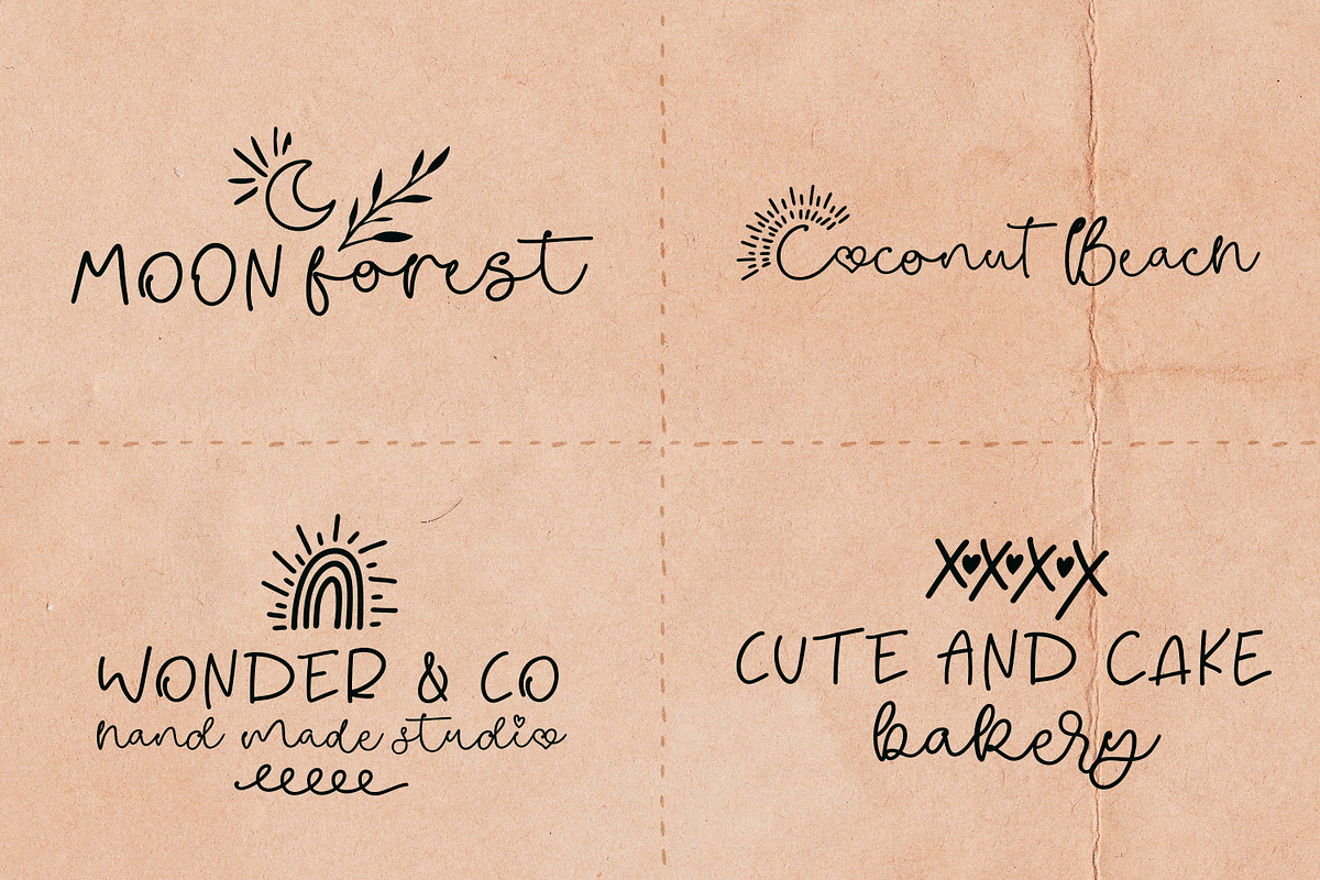 Some Love Font Duo & Doodles preview 6