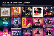 25 Nightclub Party Flyer PSD Bundle, a Flyer Template by Flyer Arts (Thumbnail 2 of 29)