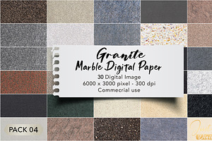 Granite Texture Digital Paper