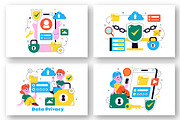 12 Data Privacy Illustration, a Technology Illustration by denayunebgt (Thumbnail 4 of 4)