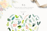 Watercolor Floral Set - Blossom, an Illustration by Pixavics (Thumbnail 10 of 11)