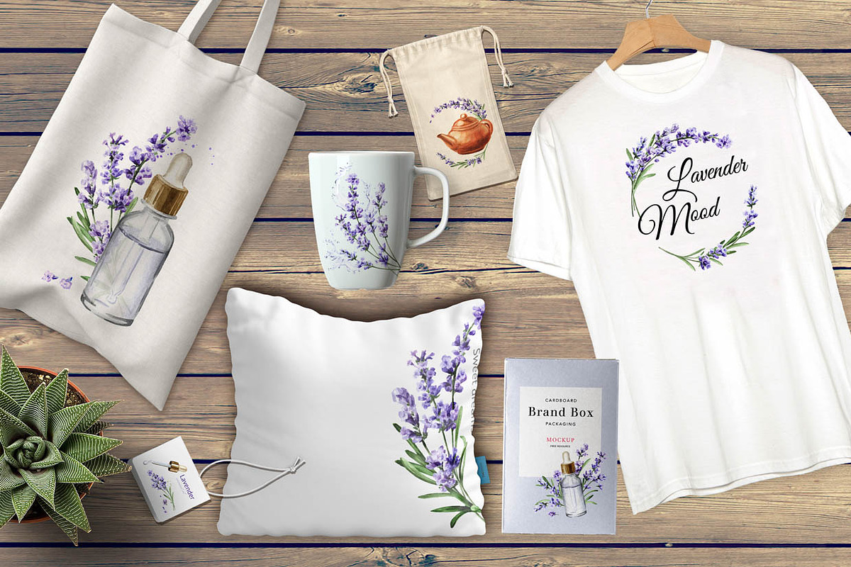 Lavender Mood, a Decorative Illustration by Daria Ustiugova (Photo 14 of 14)
