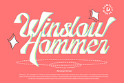 Beanuci, a Script Font by Damelev (Thumbnail 13 of 13)