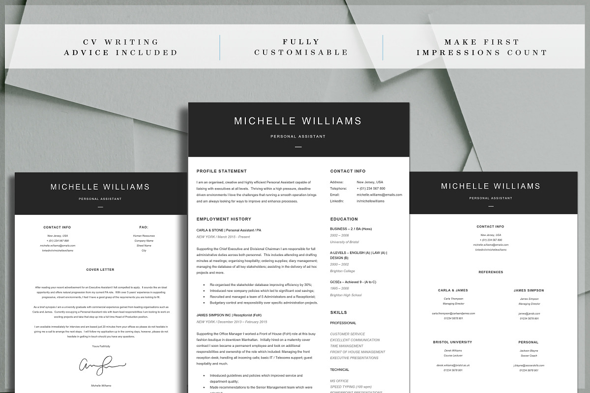Basic Resume Template, a Resume Template by introDuice - CV / Resumes (Photo 6 of 6)