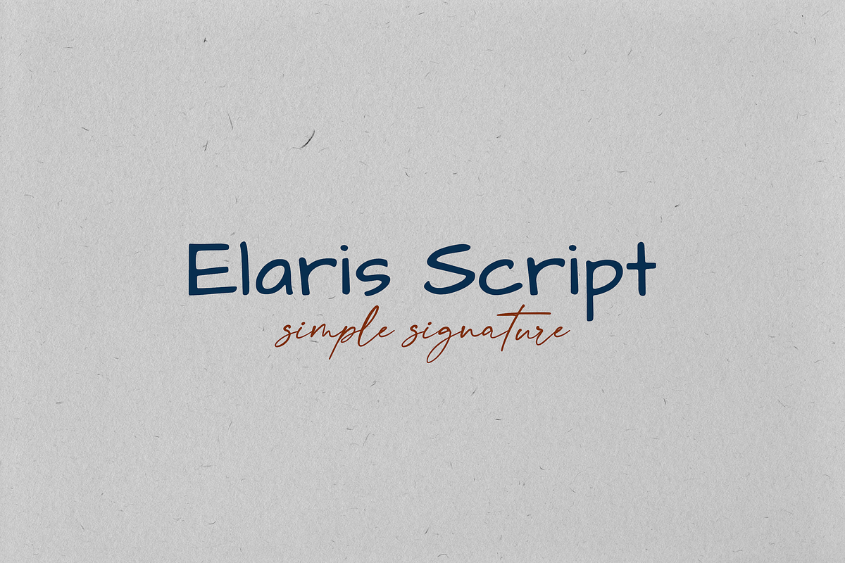 Elaris Script | Simple Handwritten, a Handwritten Font by gafaroff studio (Photo 4 of 5)