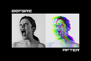 VHS Glitch Photo Effects, a Layer Style Add-On by Design Squad (Thumbnail 3 of 4)