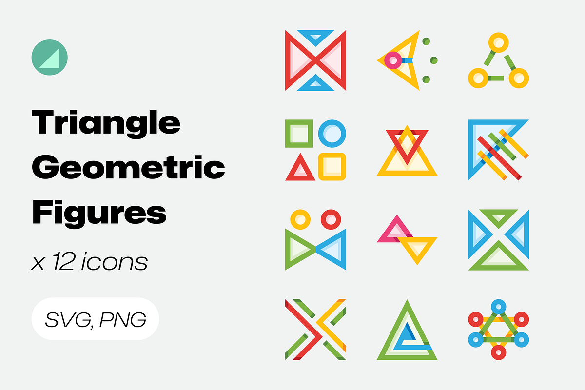 Abstract Geometric Logo Designs, an Icon by Danil Polshin