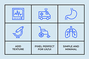 Medical Line Icons, an Outline Icon by Abstracto-Create (Thumbnail 4 of 6)