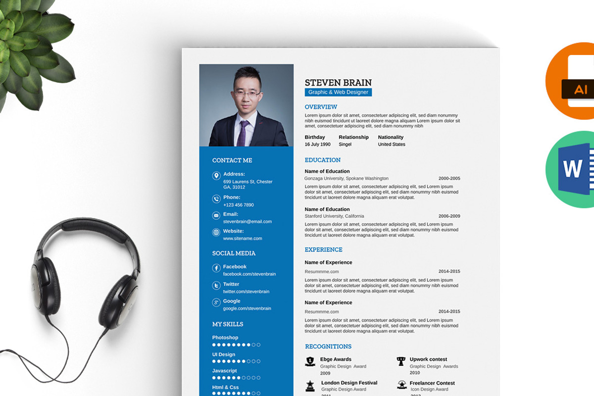 Resume bundle offer, a Resume Template by Hervat (Photo 6 of 7)