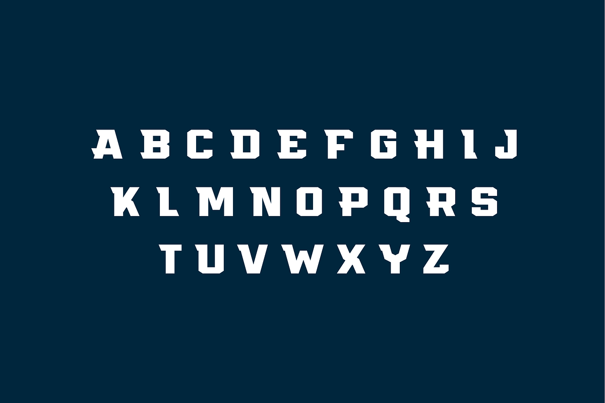 Ultimate Sports Font Bundle, a Slab Serif Font by Studio One Four (Photo 19 of 25)