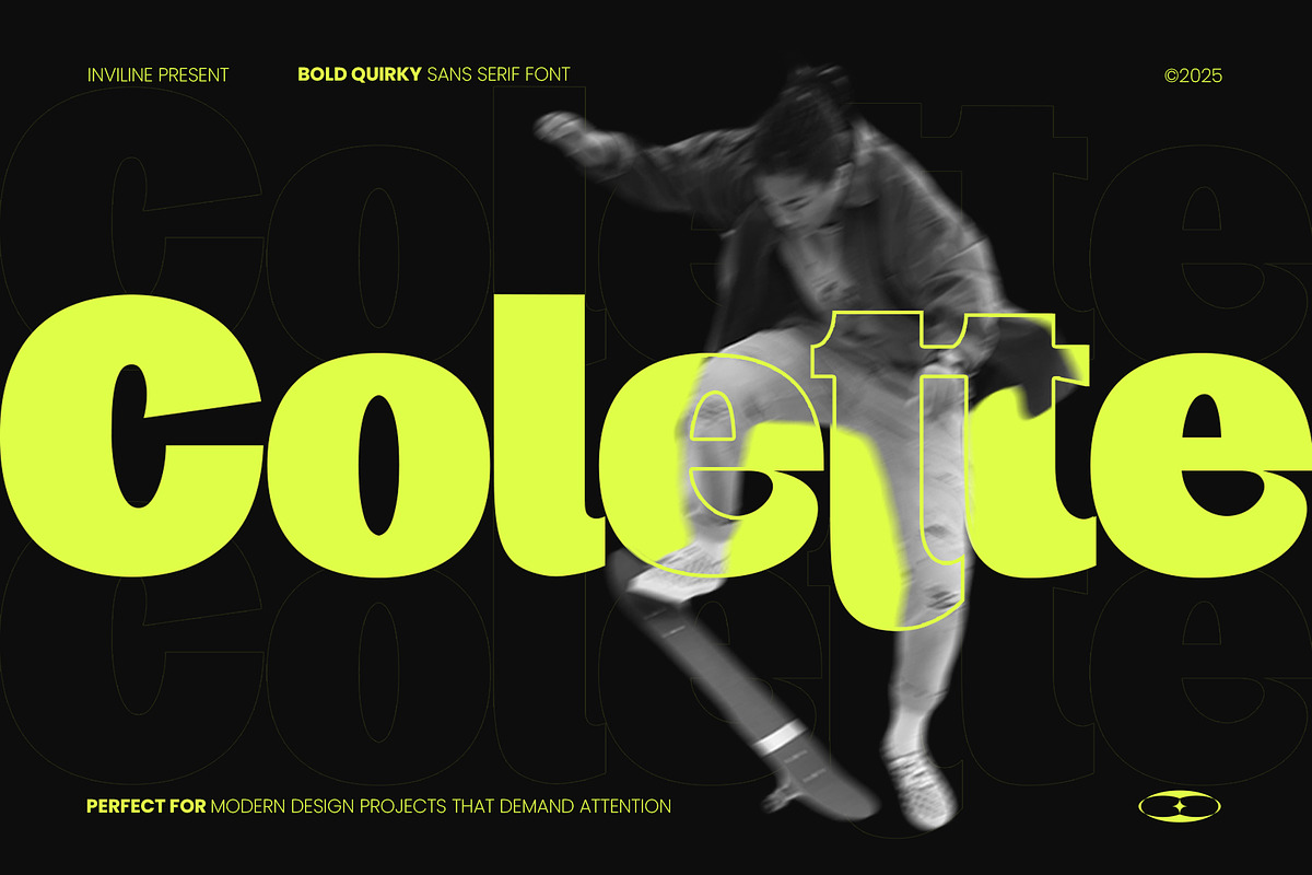Colette Bold Quirky Sans Serif Font, a Sans Serif Font by Inviline.co (Photo 1 of 15)