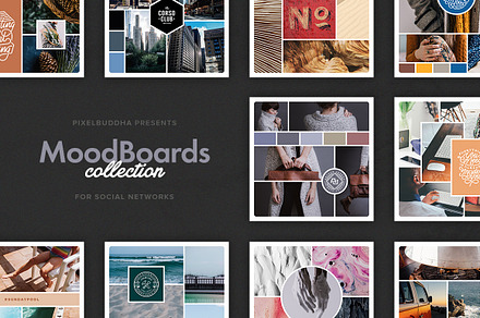 Mood Boards Collection, a Social Media Template by pixelbuddha.net