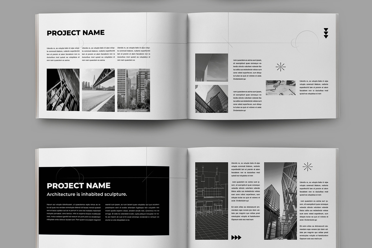 Architecture Portfolio Template, a Magazine Template by ContestDesign (Photo 5 of 5)