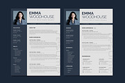 Resume Template 3 Pages with Photo, a Resume Template by Creatiya Type (Thumbnail 2 of 4)