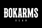 Bokarms | Slab & Stencil, a Slab Serif Font by ESEM (Thumbnail 2 of 11)